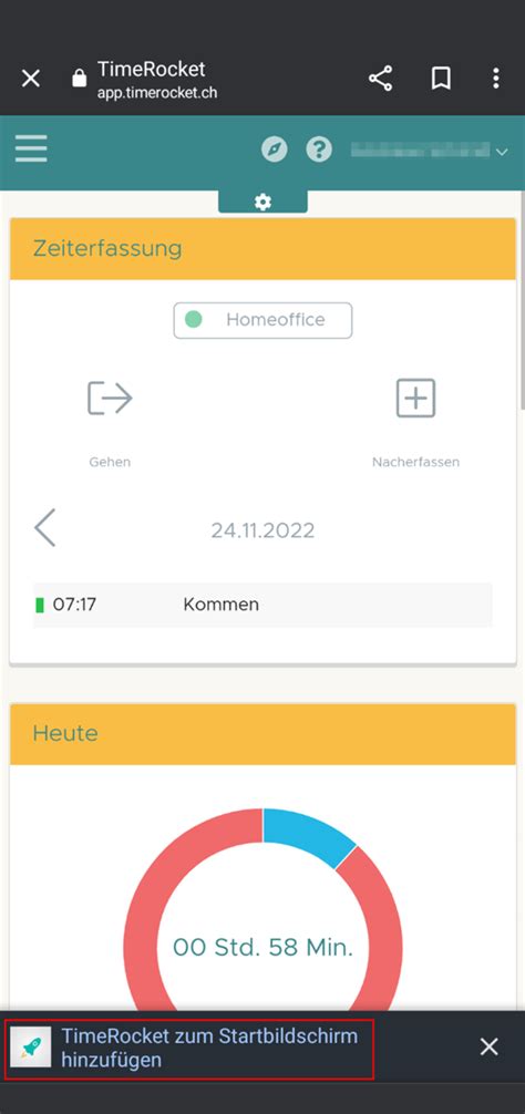 calitime mobile|Verknüpfung auf Smartphone erstellen – TimeRocket – Tutorial.